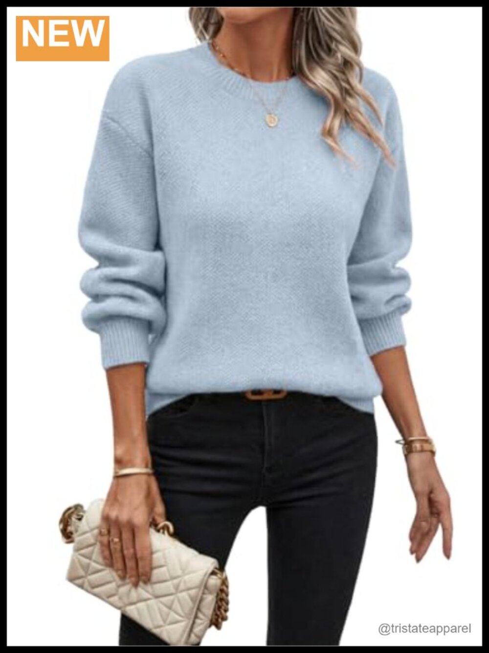 Womens Loose Fit Long Sleeve Pullover Daisy Flower Knit Sweater Fall Winter